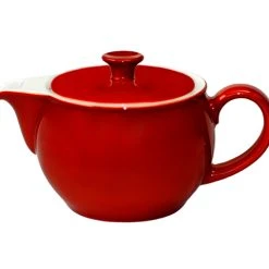 Teekannen Dibbern Solid Color Paprika Teekanne 1,10ltr.