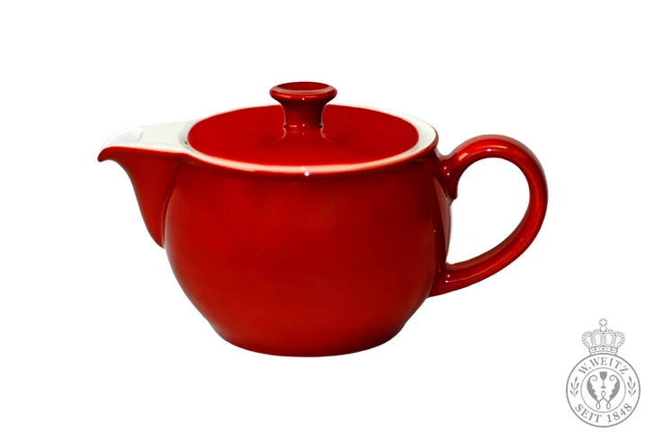 Teekannen Dibbern Solid Color Paprika Teekanne 1,10ltr.