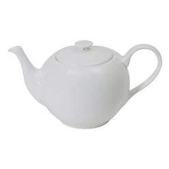 Teekannen Dibbern Bone China Weiß Hotel Teekanne Rund 0,45ltr.