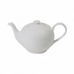 Teekannen Dibbern Bone China Weiß Classic Teekanne Rund 0,40ltr.