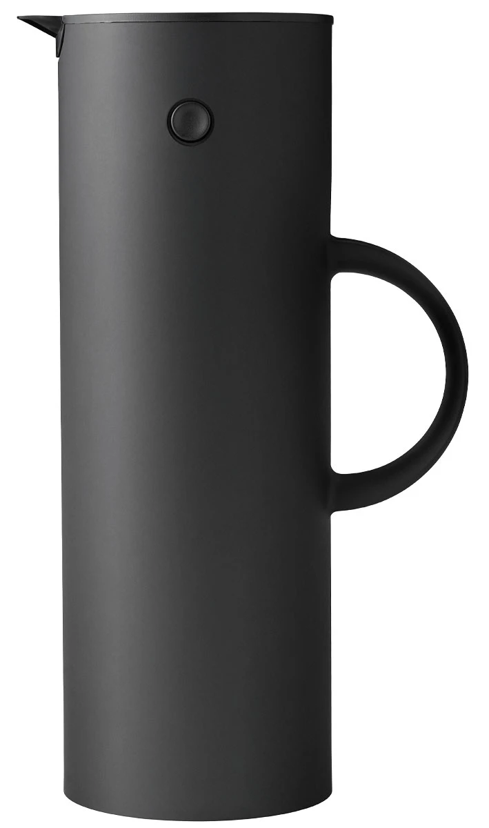 Isolierkannen Stelton EM77 Isolierkanne 1,0ltr. Soft Black/ Matt Schwarz 931