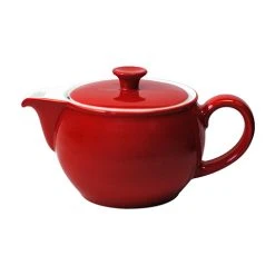 Teekannen Dibbern Solid Color Signalrot Teekanne 0,80ltr.