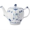 Teekannen Royal Copenhagen Musselmalet Halbspitze Teekanne 1,0ltr. 1102141