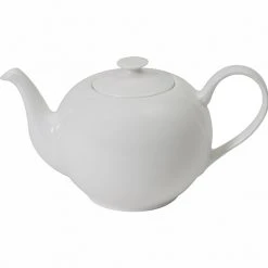 Teekannen Dibbern Bone China Weiß Classic Teekanne Rund 0,90ltr.