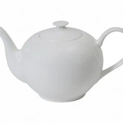 Teekannen Dibbern Bone China Weiß Classic Teekanne Rund 1,30ltr.