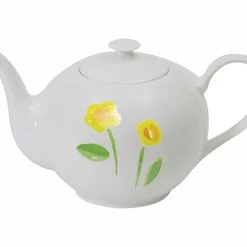 Teekannen Dibbern Impression Blume Gelb Teekanne Rund 1,30ltr.