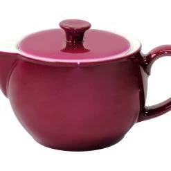 Teekannen Dibbern Solid Color Bordeaux Teekanne 1,10ltr.