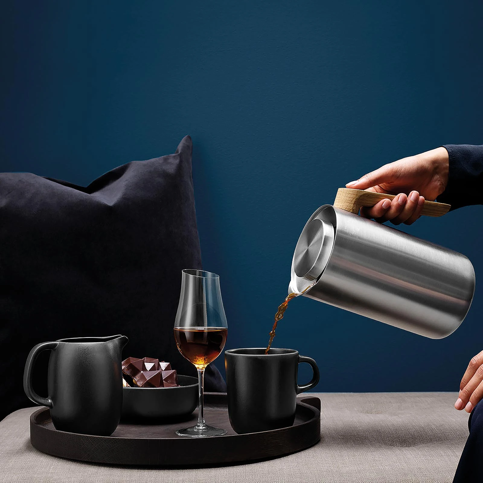 Isolierkannen Eva Solo Nordic Kitchen Isolierkanne 1,00ltr. Edelstahl – Bild 3