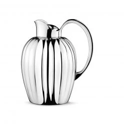 Isolierkannen Georg Jensen Bernadotte Thermoskanne/Druckknopf 1,0ltr. New Gen